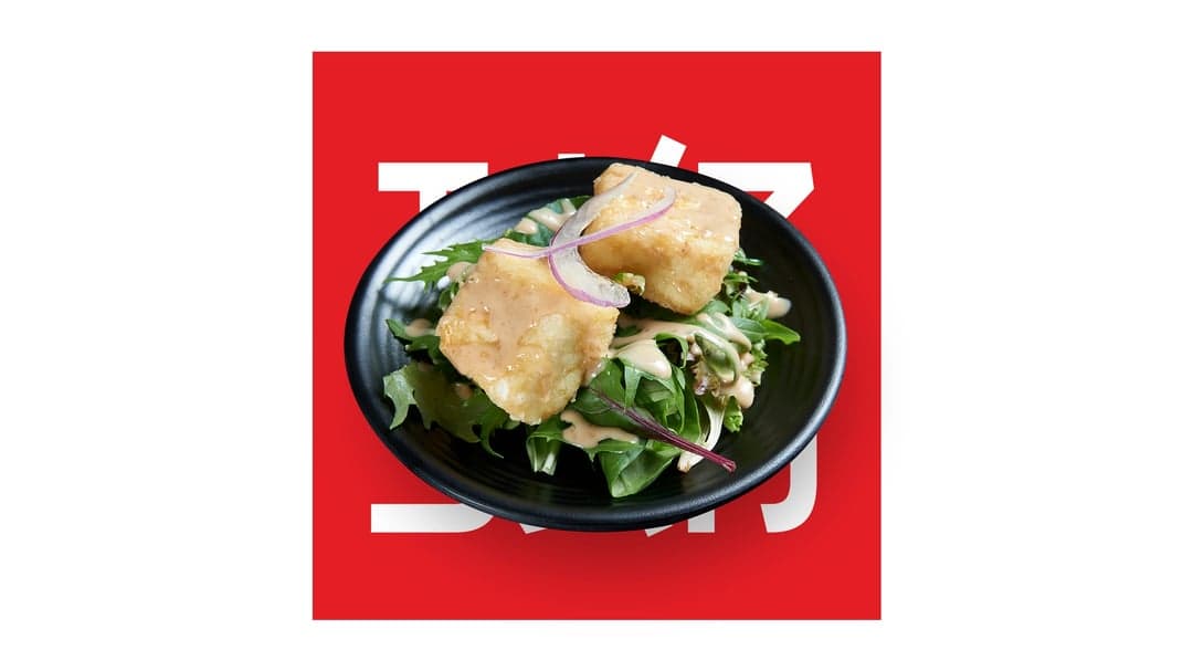 Agedashi Tofu Salad